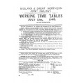 TW024 M and GN Working Timetables 1903
