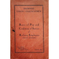 RW014:  Rates of Pay and Conditions of Service, N.U.R. 1934.