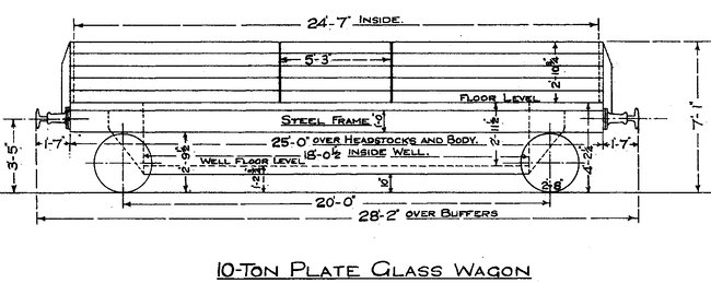 20 10t plate glass wagon